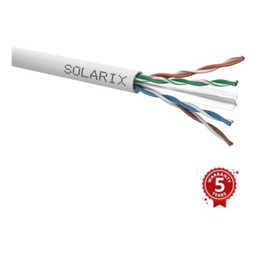 Solarix - Instalační kabel CAT6 UTP PVC Eca 100m